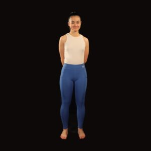 Leggings avec poches laterales bleu AME Sport